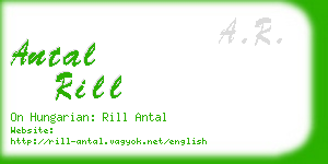 antal rill business card